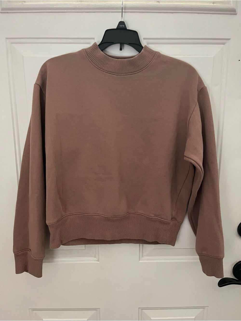 a new day brown Relaxed Crewneck Sweatshirt